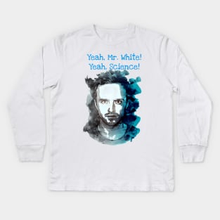 Jesse Pinkman Yeah Science Kids Long Sleeve T-Shirt